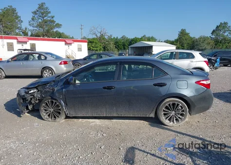 2015 Toyota Corolla S Plus z USA, uszkodzony, nr VIN 2T1BURHE5FC293653